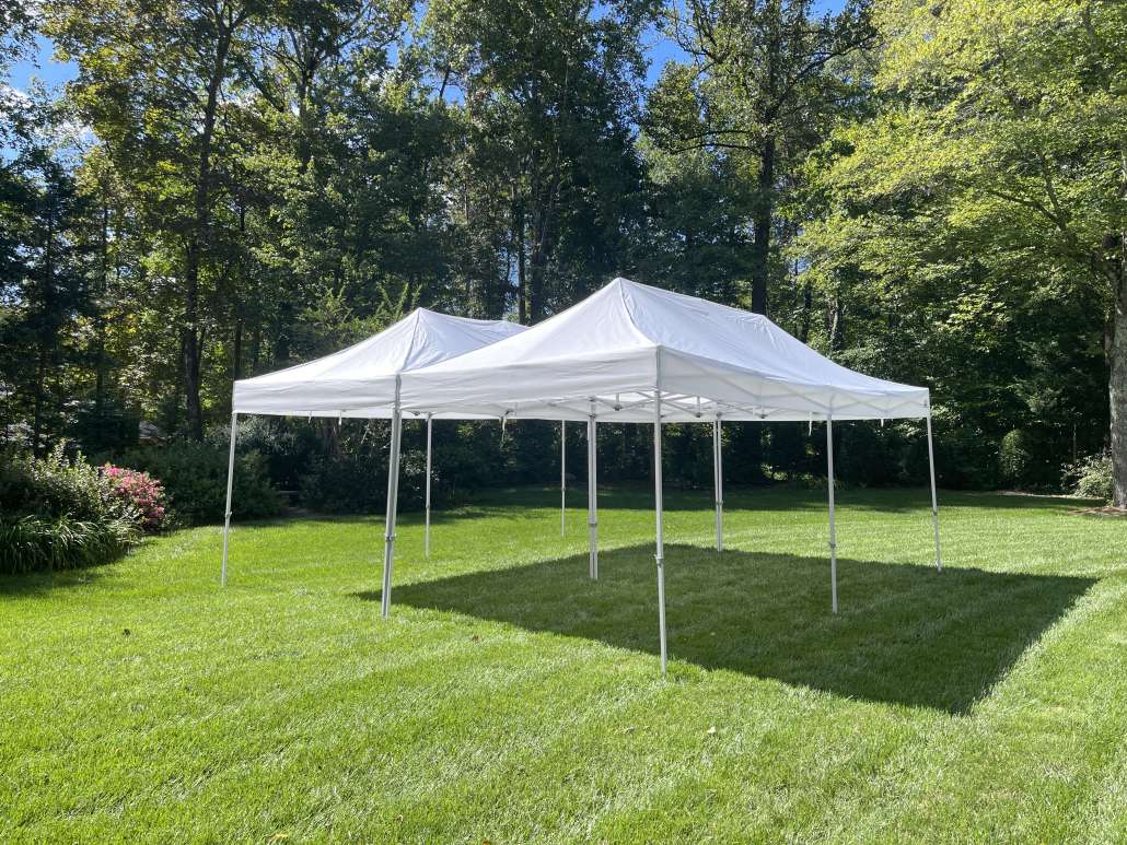White Pop up Tent Rental 20x20 Pop up Tent Rental
