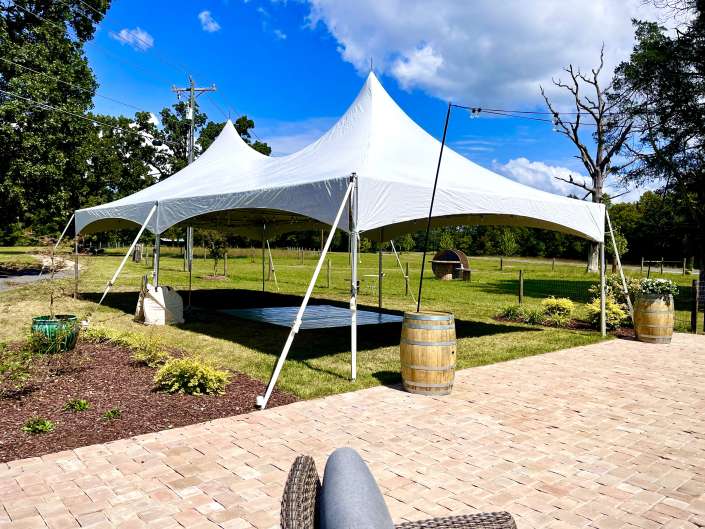 20x40 high peak tent for wedding