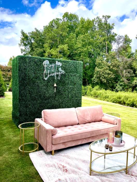 Ring for Champagne Living champagne wall rental